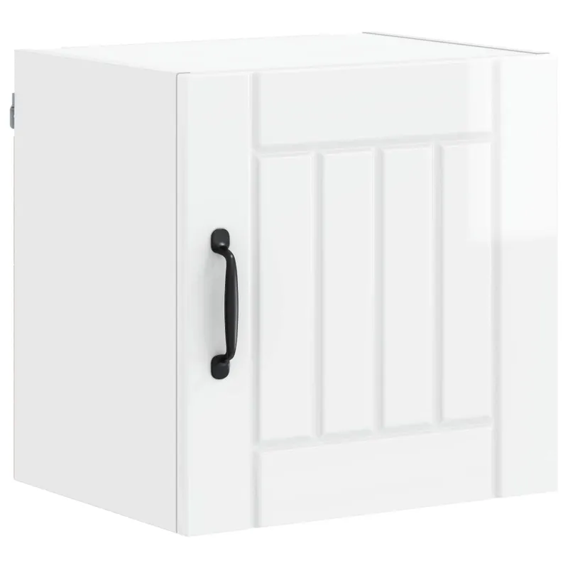 Sieninė spintelė LUCCA 2 pcs Itin blizgi balta 40 x 31 x 40 cm