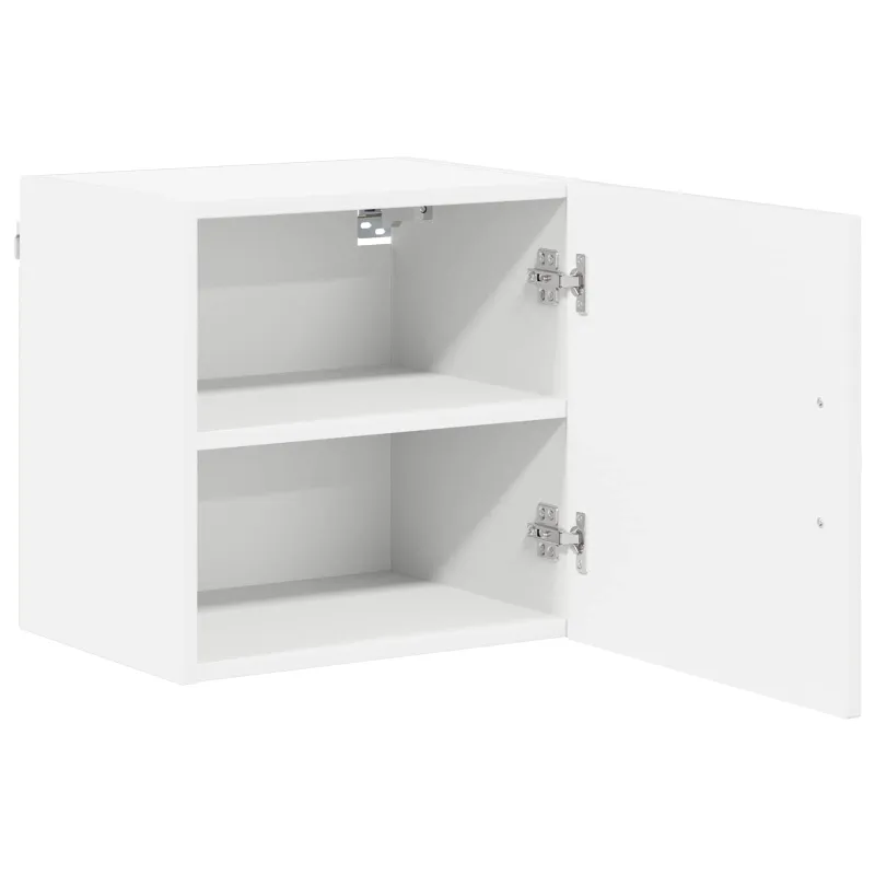 Sieninė spintelė LUCCA 2 pcs Itin blizgi balta 40 x 31 x 40 cm