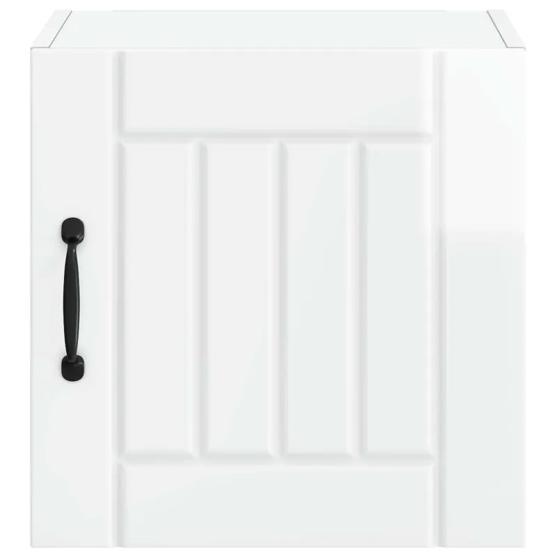Sieninė spintelė LUCCA 2 pcs Itin blizgi balta 40 x 31 x 40 cm