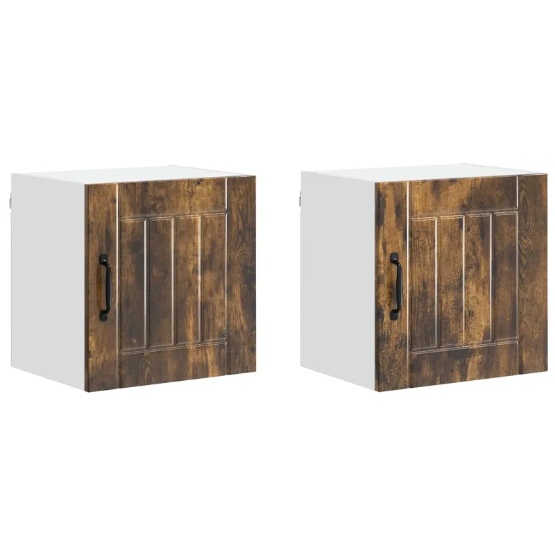 Sieninė spintelė LUCCA 2 pcs Dūminio ąžuolo 40 x 31 x 40 cm