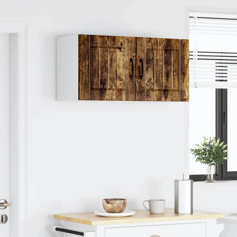 Sieninė spintelė LUCCA 2 pcs Dūminio ąžuolo 40 x 31 x 40 cm