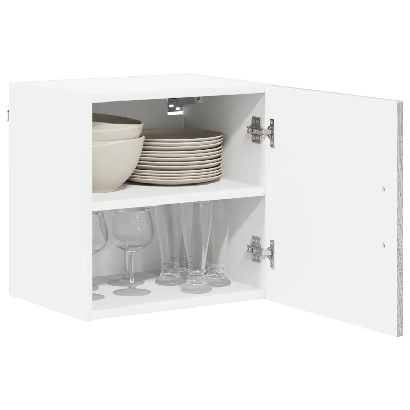 Sieninė spintelė LUCCA 2 pcs Pilka sonoma ąžuolo