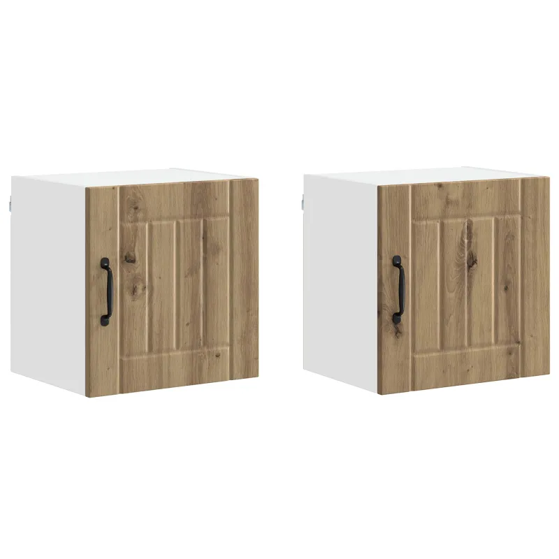 Sieninė spintelė LUCCA 2 pcs Artisano ąžuolo 40 x 31 x 40 cm