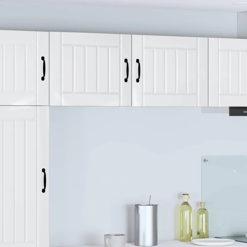 Sieninė spintelė LUCCA 2 pcs Itin blizgi balta 50 x 31 x 40 cm
