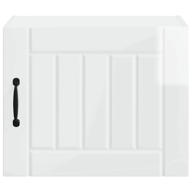 Sieninė spintelė LUCCA 2 pcs Itin blizgi balta 50 x 31 x 40 cm