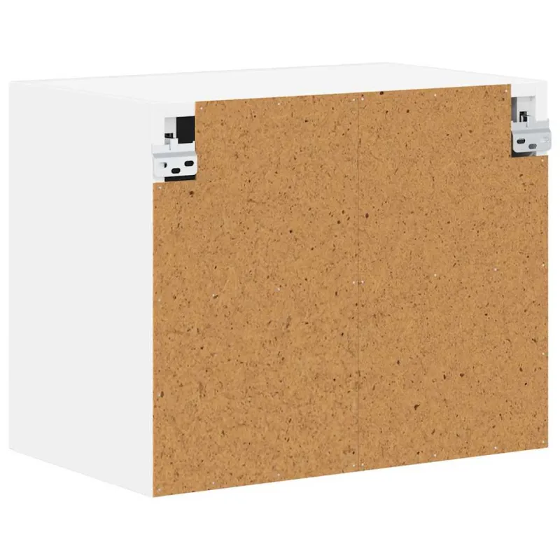 Sieninė spintelė LUCCA 2 pcs Itin blizgi balta 50 x 31 x 40 cm