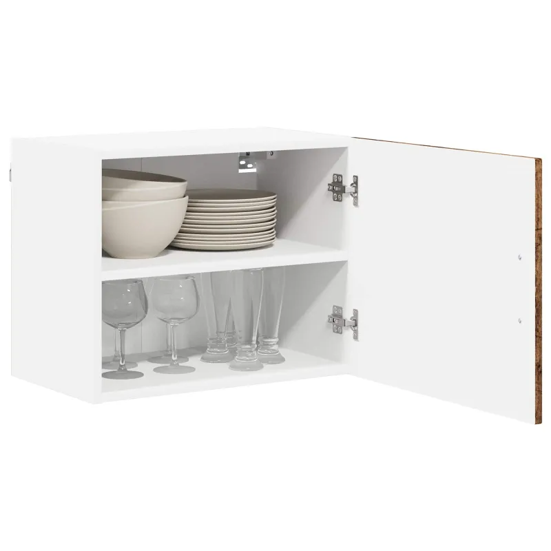 Sieninė spintelė LUCCA 2 pcs Sendintos medienos 50 x 31 x 40 cm