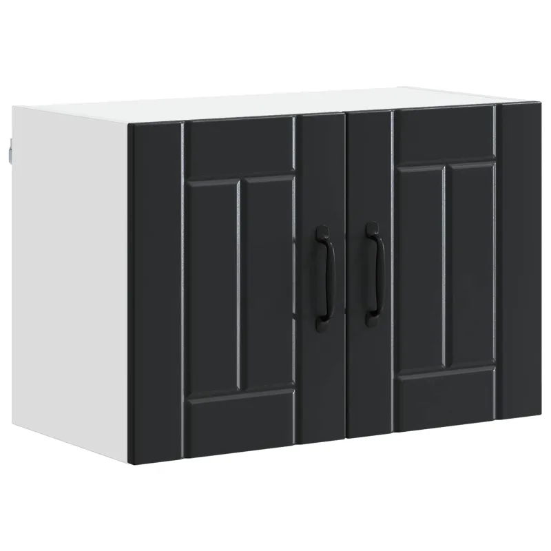 Sieninė spintelė LUCCA 2 pcs Juoda 60 x 31 x 40 cm