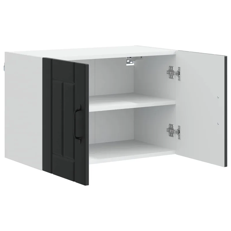 Sieninė spintelė LUCCA 2 pcs Juoda 60 x 31 x 40 cm