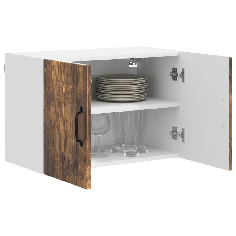 Sieninė spintelė LUCCA 2 pcs Dūminio ąžuolo 60 x 31 x 40 cm