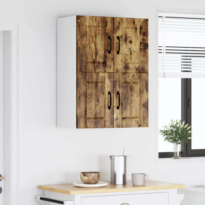 Sieninė spintelė LUCCA 2 pcs Dūminio ąžuolo 60 x 31 x 40 cm