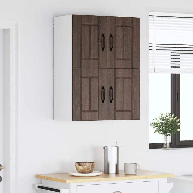 Sieninė spintelė LUCCA 2 pcs Ruda ąžuolo 60 x 31 x 40 cm