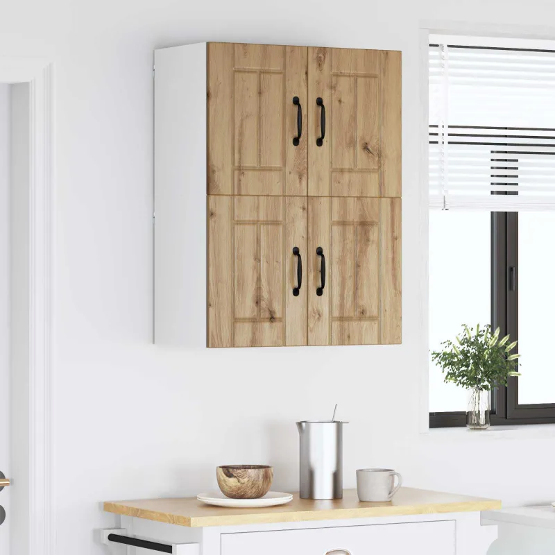 Sieninė spintelė LUCCA 2 pcs Artisano ąžuolo 60 x 31 x 40 cm