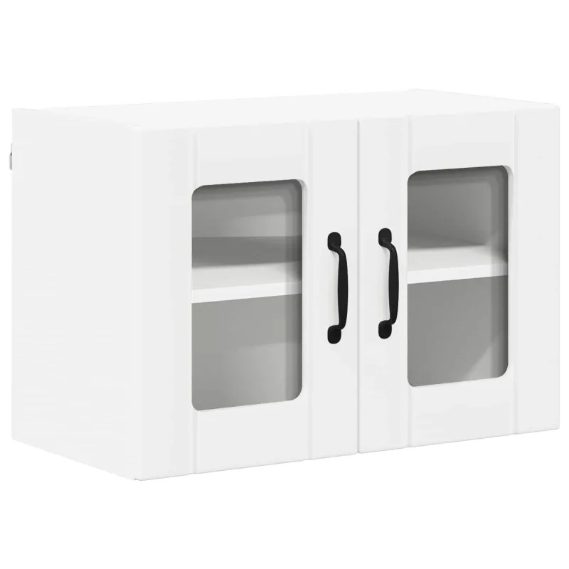Sieninis stiklinis kabinetas LUCCA Balta 60 x 31 x 40 cm