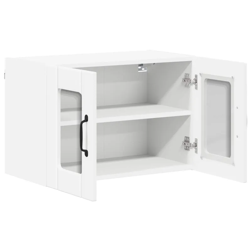 Sieninis stiklinis kabinetas LUCCA Balta 60 x 31 x 40 cm