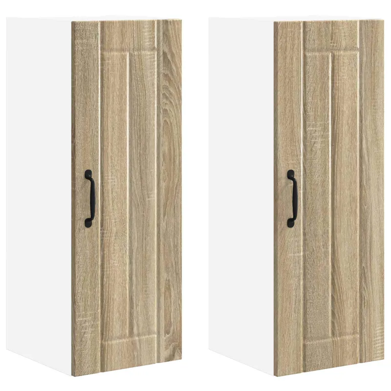 Sieninė spintelė LUCCA 2 pcs Sonoma ąžuolas 30 x 31 x 80 cm