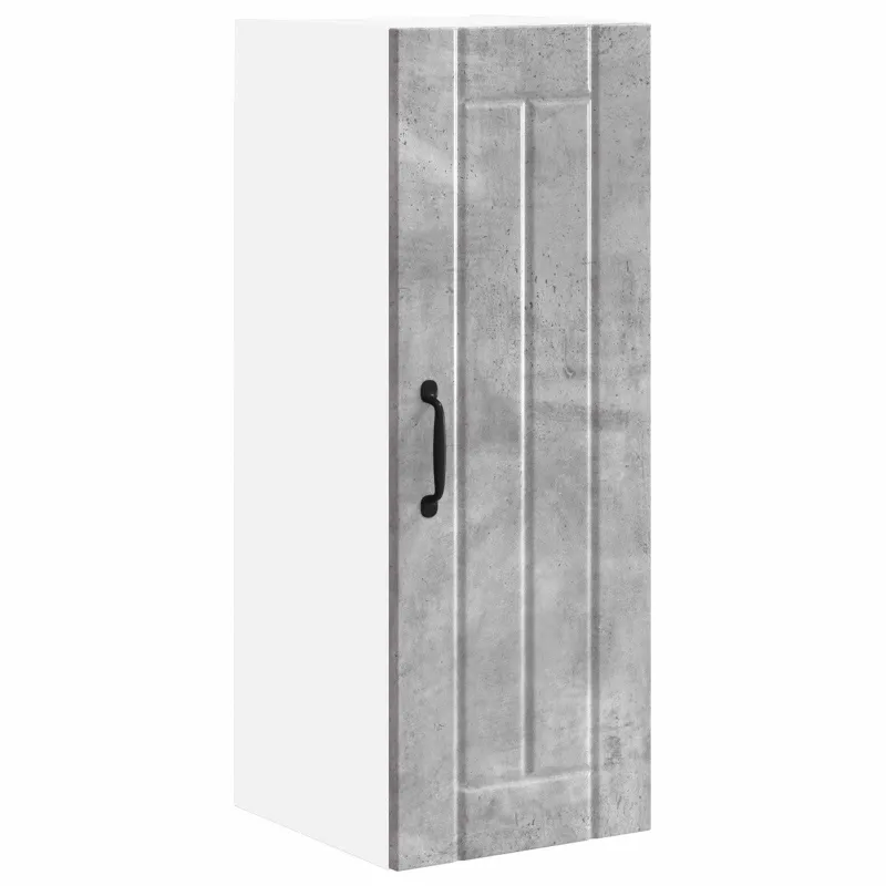 Sieninė spintelė LUCCA 2 pcs Betono pilka 30 x 31 x 80 cm