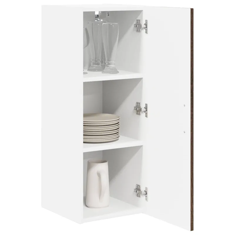 Sieninė spintelė LUCCA 2 pcs Ruda ąžuolo 30 x 31 x 80 cm