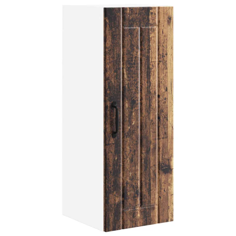 Sieninė spintelė LUCCA 2 pcs Sendintos medienos 30 x 31 x 80 cm