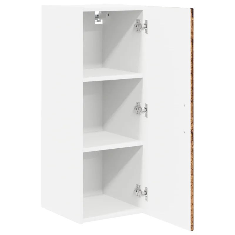 Sieninė spintelė LUCCA 2 pcs Sendintos medienos 30 x 31 x 80 cm