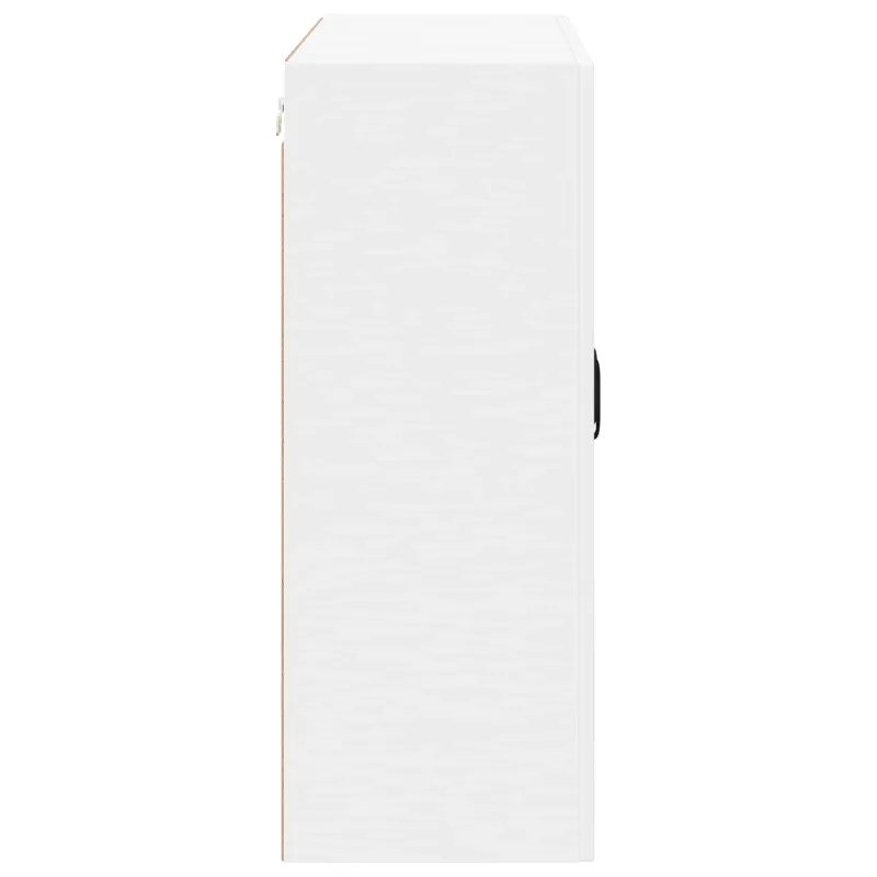 Sieninis stiklinis kabinetas LUCCA Balta 80 x 31 x 80 cm