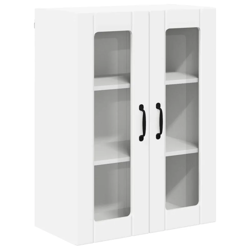 Sieninis stiklinis kabinetas LUCCA Balta 60 x 31 x 80 cm