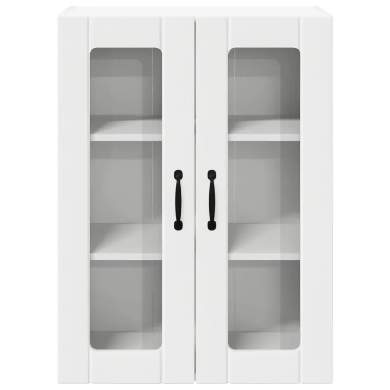 Sieninis stiklinis kabinetas LUCCA Balta 60 x 31 x 80 cm