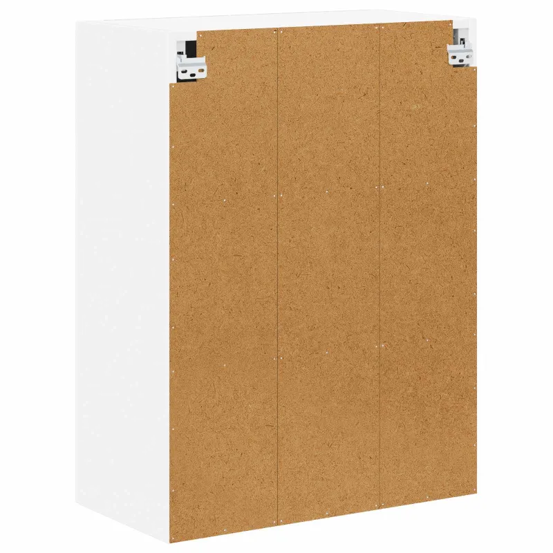 Sieninis stiklinis kabinetas LUCCA Balta 60 x 31 x 80 cm