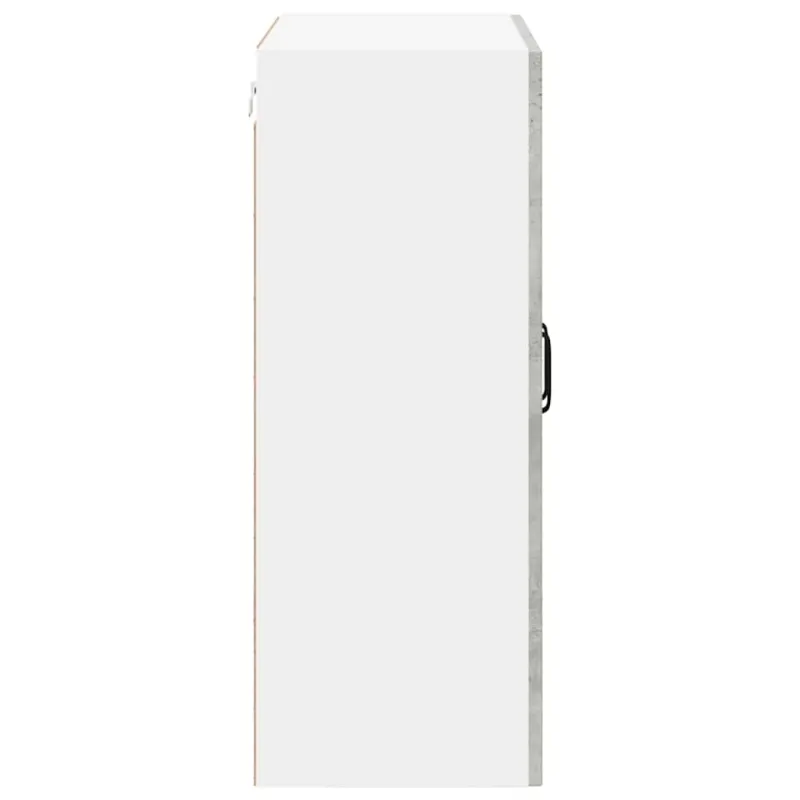 Sieninis stiklinis kabinetas LUCCA Betono pilka 60 x 31 x 80 cm