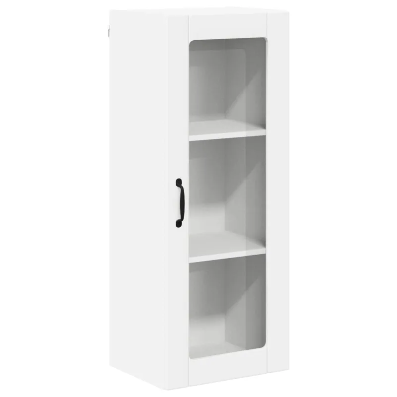 Sieninis stiklinis kabinetas LUCCA Balta 40 x 31 x 100 cm