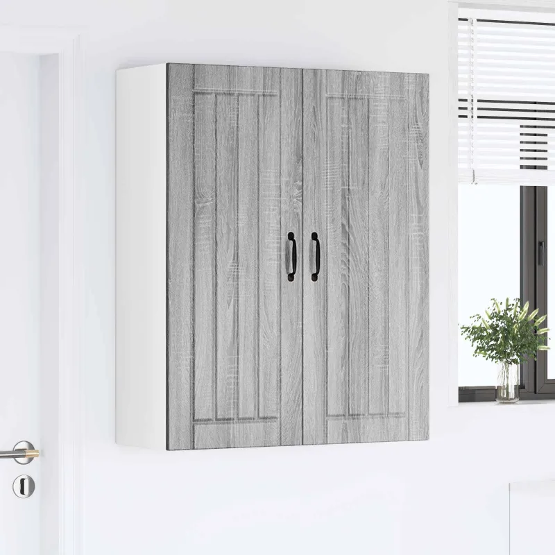 Sieninė spintelė LUCCA Pilka sonoma ąžuolo 80 x 31 x 100 cm