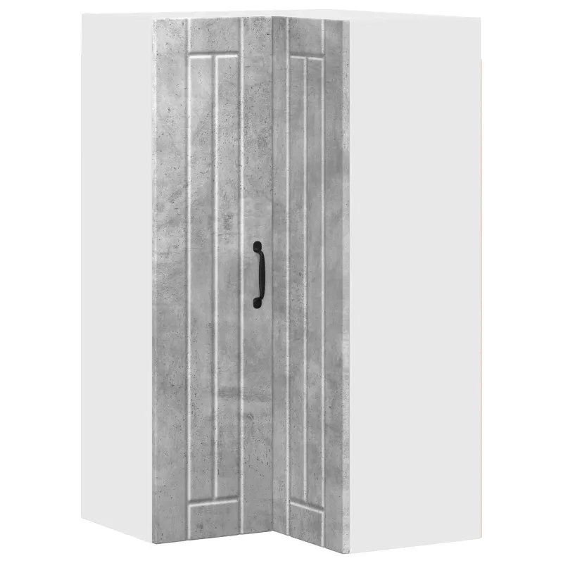 Sieninis kampinis kabinetas LUCCA Betono pilka 57 x 57 x 100 cm