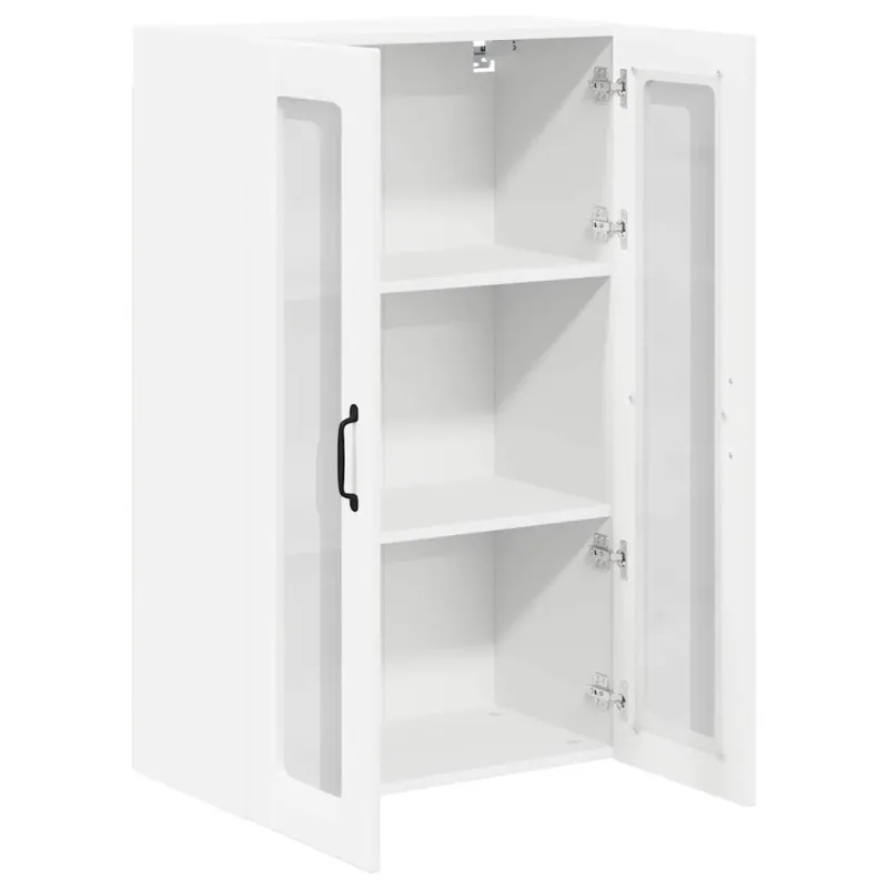 Sieninis stiklinis kabinetas LUCCA Balta 60 x 31 x 100 cm