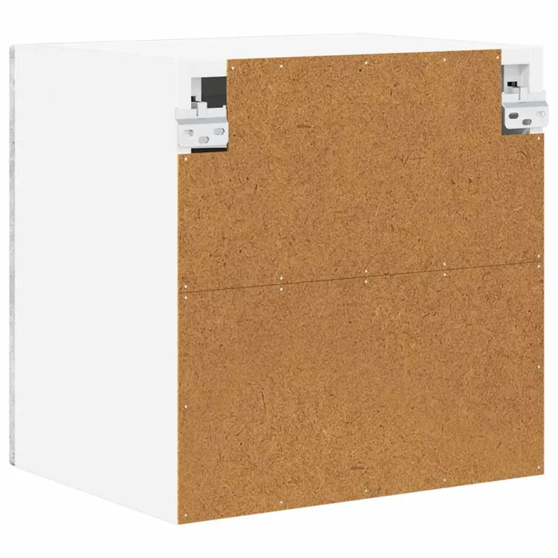 Sieninis stiklinis kabinetas PORTO Betono pilka 40 x 31 x 40 cm