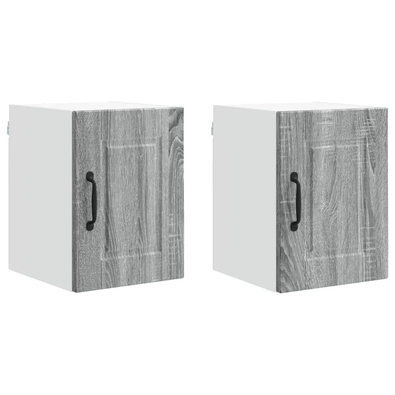 Sieninė spintelė PORTO 2 pcs Pilkas Sonoma 30 x 31 x 40 cm
