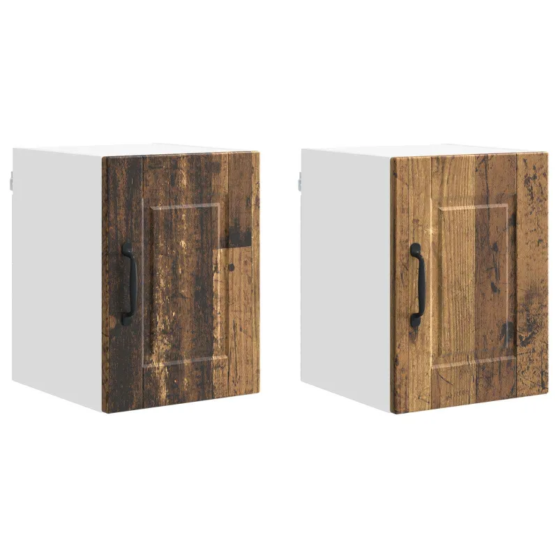 Sieninė spintelė PORTO 2 pcs Senas medis 30 x 31 x 40 cm