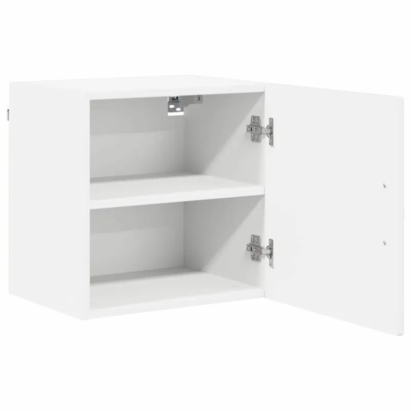 Sieninė spintelė PORTO 2 pcs Aukštai blizganti balta