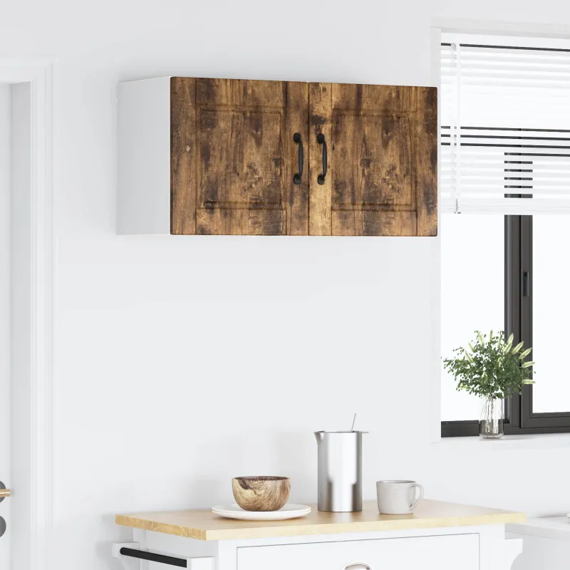 Sieninė spintelė PORTO 2 pcs Rūkyta ąžuolas 40 x 31 x 40 cm