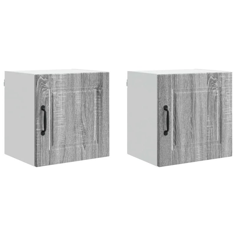 Sieninė spintelė PORTO 2 pcs Pilkas Sonoma 40 x 31 x 40 cm