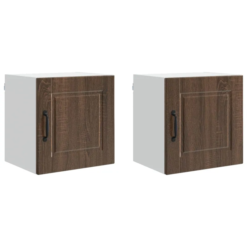 Sieninė spintelė PORTO 2 pcs Rudas ąžuolas 40 x 31 x 40 cm