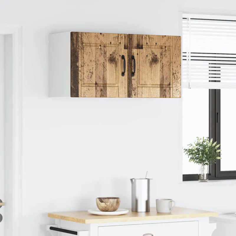 Sieninė spintelė PORTO 2 pcs Senas medis 40 x 31 x 40 cm