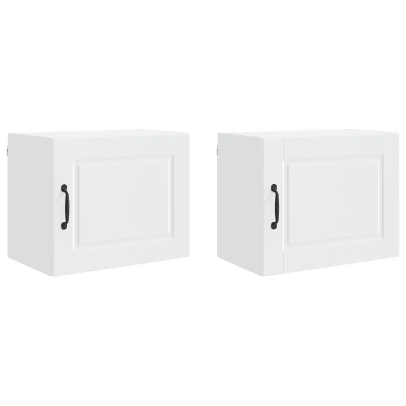 Sieninė spintelė PORTO 2 pcs Balta 50 x 31 x 40 cm
