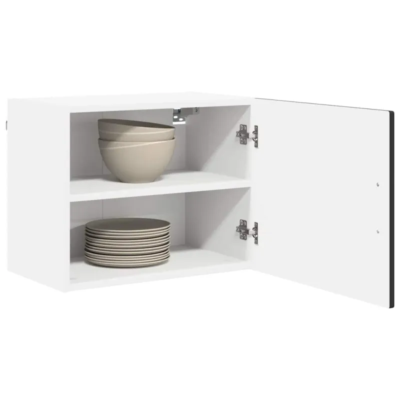 Sieninė spintelė PORTO 2 pcs Juoda 50 x 31 x 40 cm