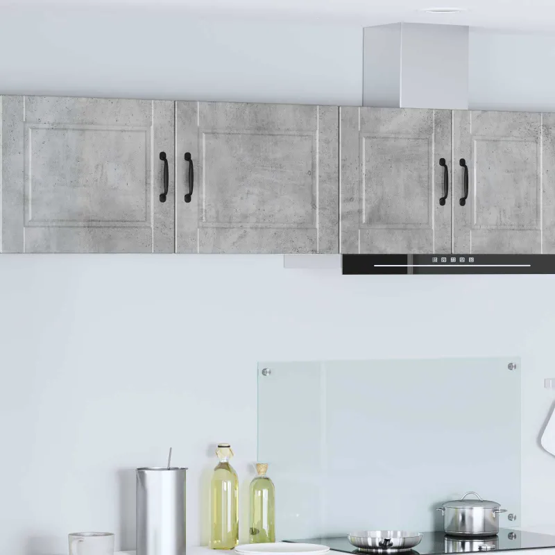 Sieninė spintelė PORTO 2 pcs Betono pilka 50 x 31 x 40 cm