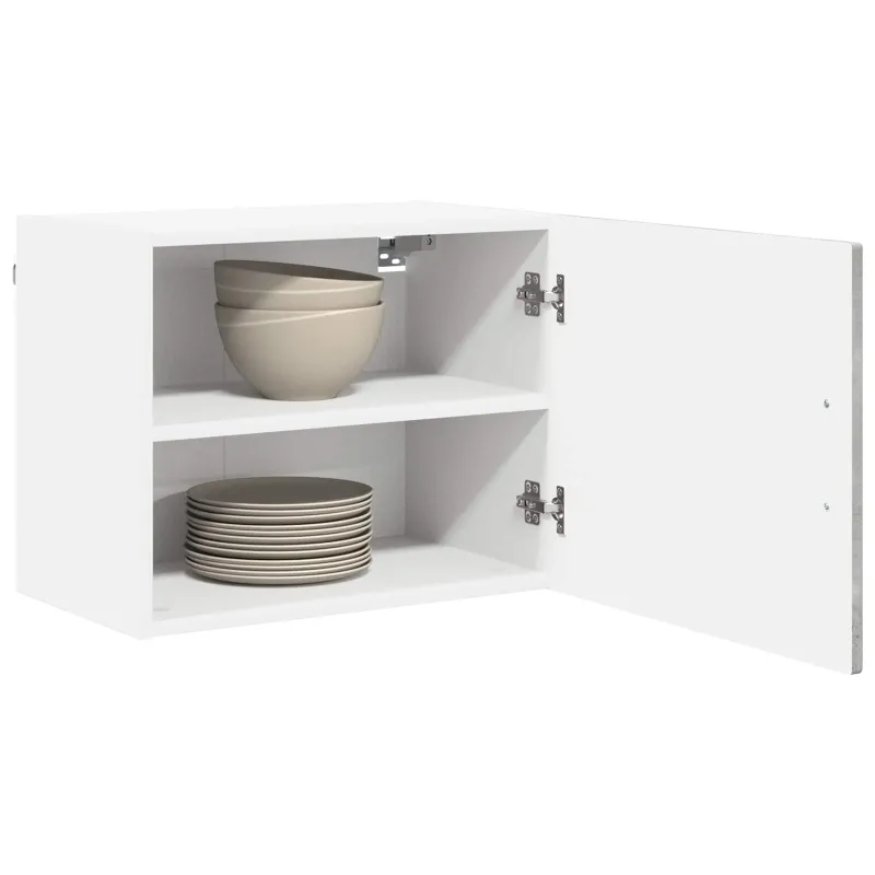 Sieninė spintelė PORTO 2 pcs Betono pilka 50 x 31 x 40 cm