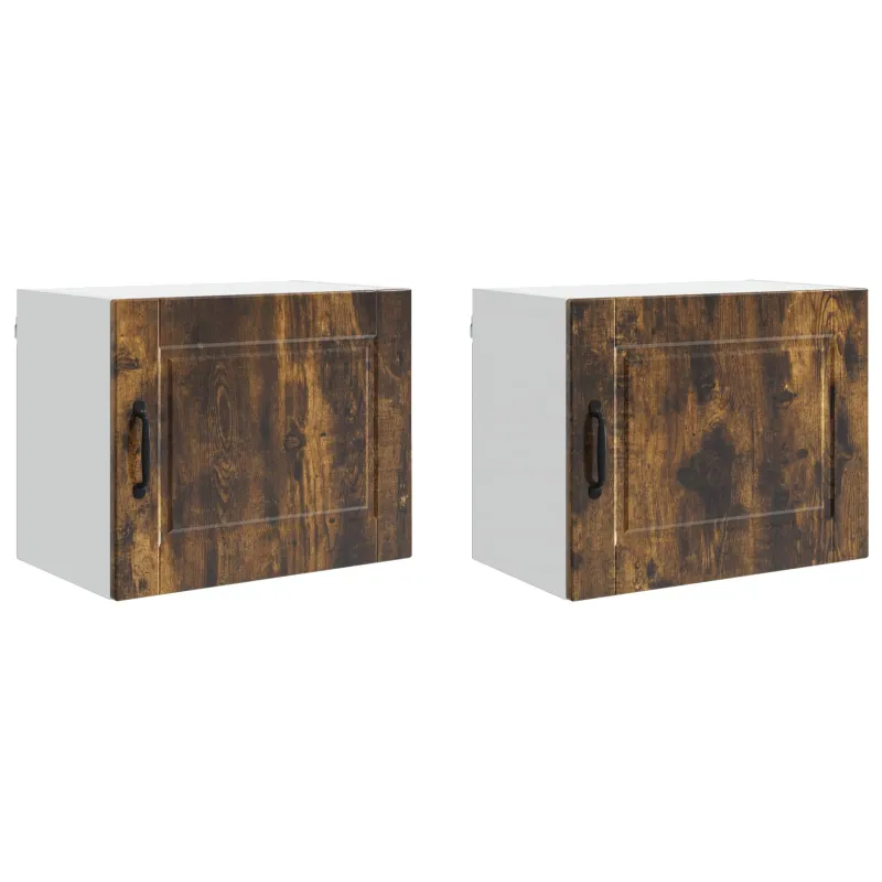 Sieninė spintelė PORTO 2 pcs Rūkyta ąžuolas 50 x 31 x 40 cm