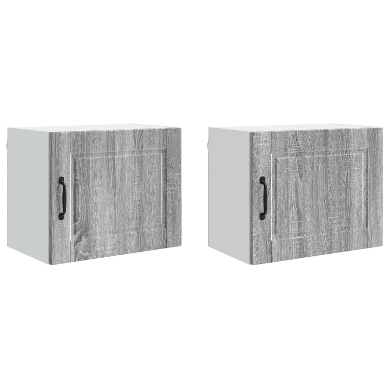 Sieninė spintelė PORTO 2 pcs Pilkas Sonoma 50 x 31 x 40 cm