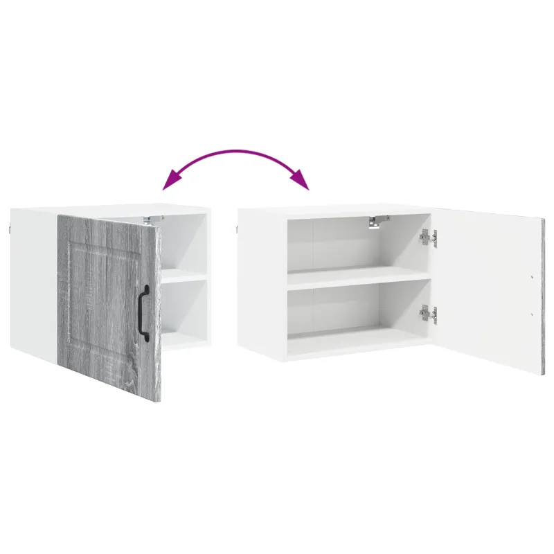 Sieninė spintelė PORTO 2 pcs Pilkas Sonoma 50 x 31 x 40 cm