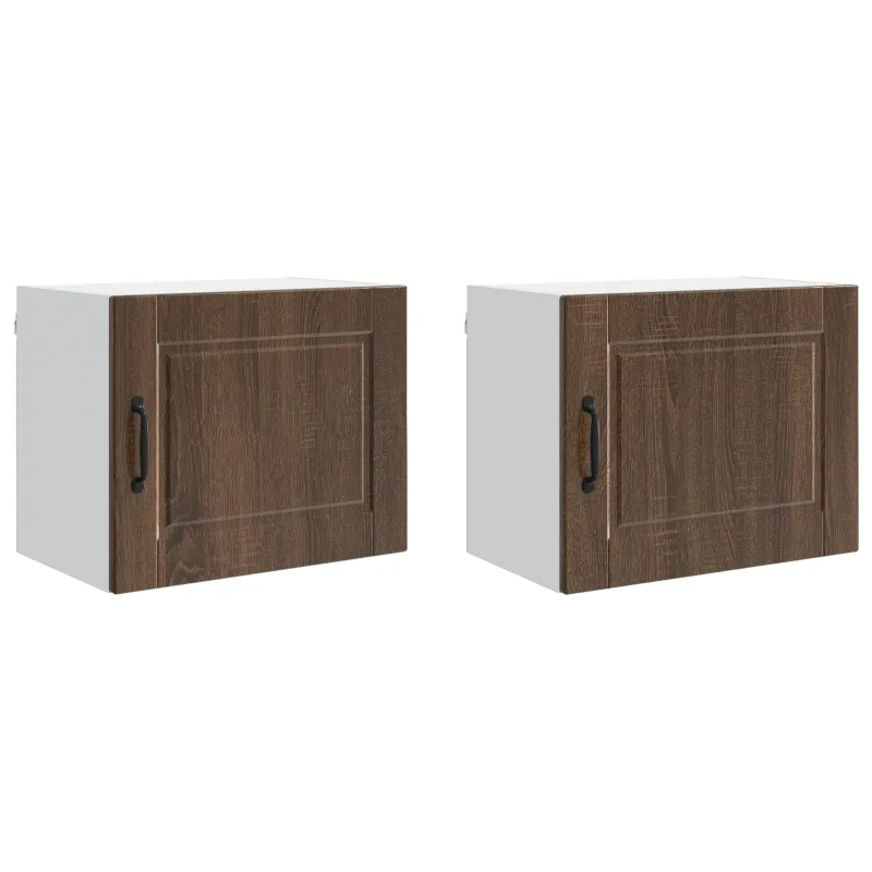 Sieninė spintelė PORTO 2 pcs Rudas ąžuolas 50 x 31 x 40 cm