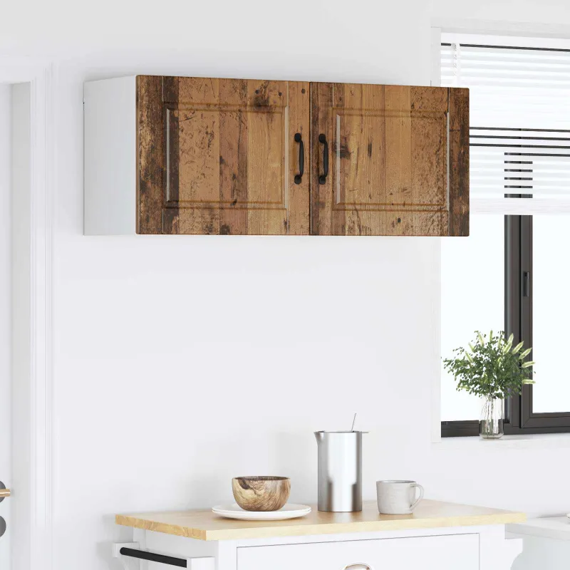 Sieninė spintelė PORTO 2 pcs Senas medis 50 x 31 x 40 cm